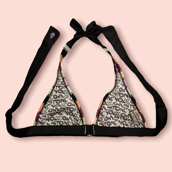 VOLCOM Stripped Bikini Top (size XS) - Picture 3 of 4